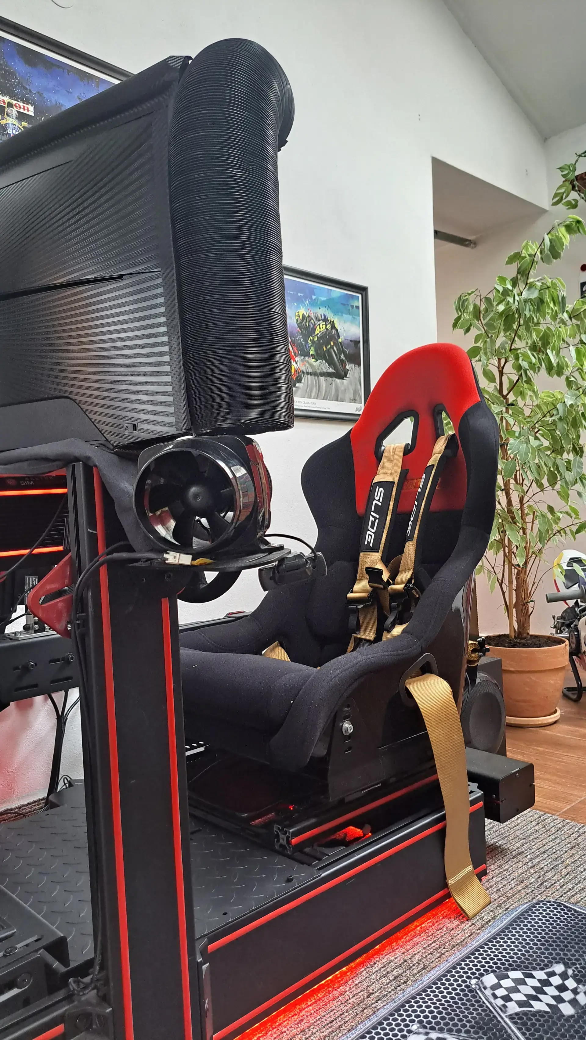 Testovací jízda na simulátoru